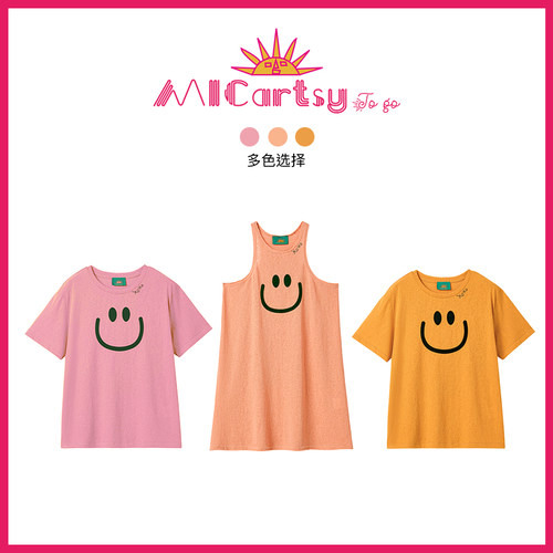 MICartsy,手工刺绣,笑脸
