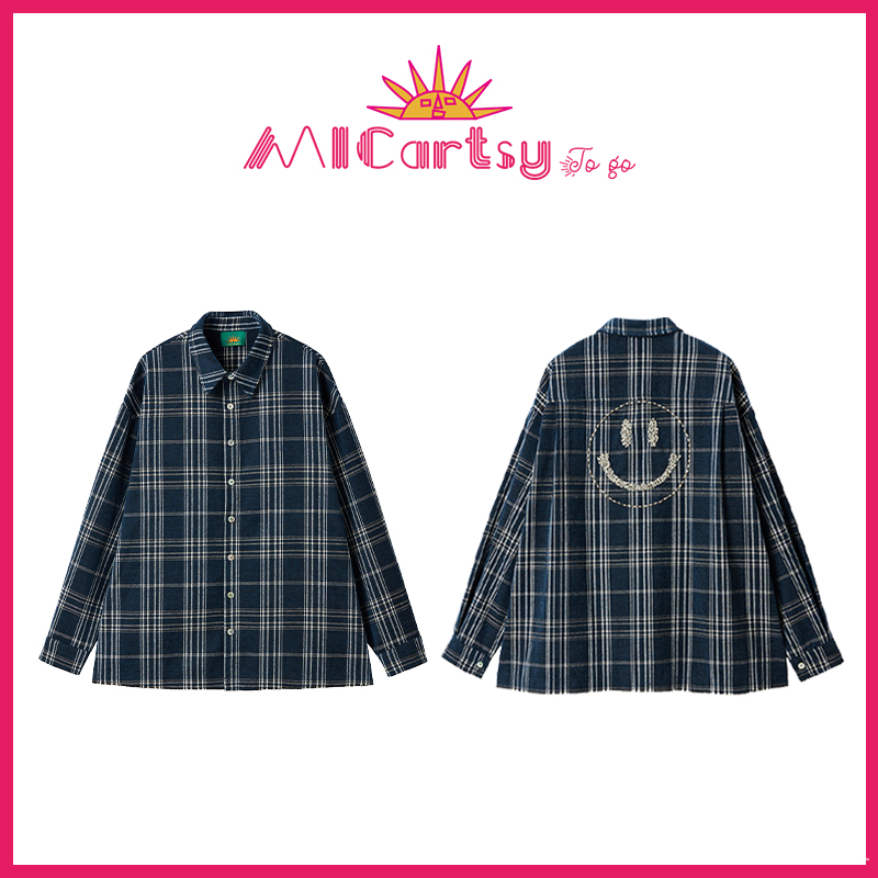 MICartsy,手工钉珠,格纹,外套