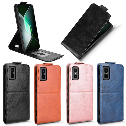 适用于传音Infinix GT 30 Pro 5G，X6873带扣上下开疯马纹皮套手机壳翻盖插卡防摔保护套男女素皮