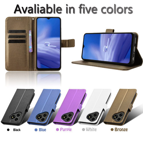 适用于欧乐风Ulefone Note19钻石纹皮套手机壳插卡防摔保护套商务男女外壳翻盖