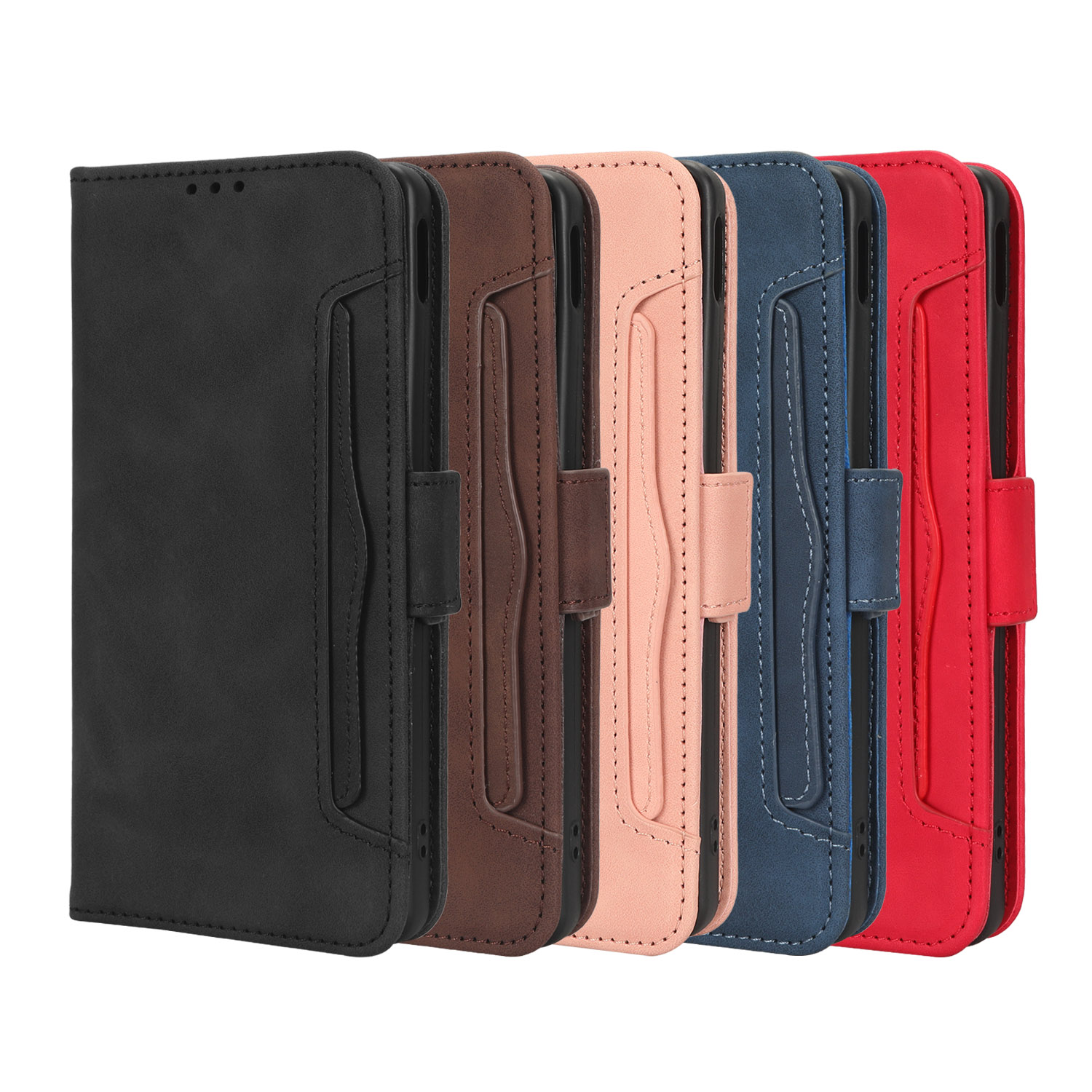 适用于中兴努比亚Nubia Z40S Pro多卡槽复古纹皮套手机壳插卡防摔