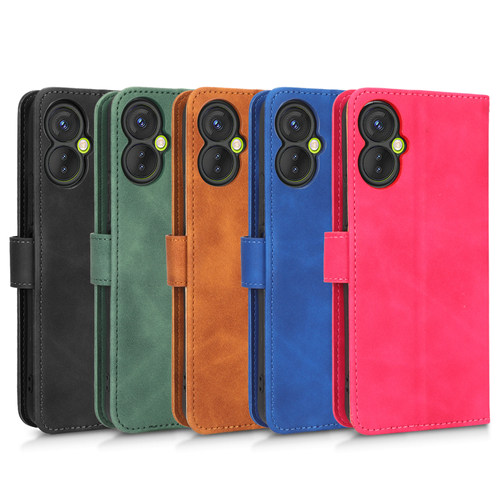 适用于传音Tecno Camon19pro 5G肤感小牛纹皮套手机壳插卡防摔套