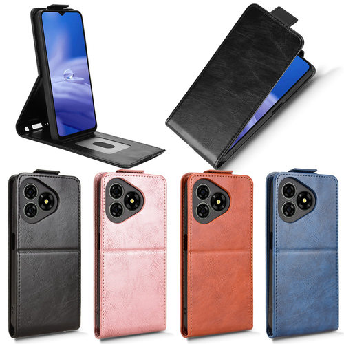 适用于欧乐风Ulefone Note19带扣上下开疯马纹皮套手机壳翻盖插卡防摔保护套