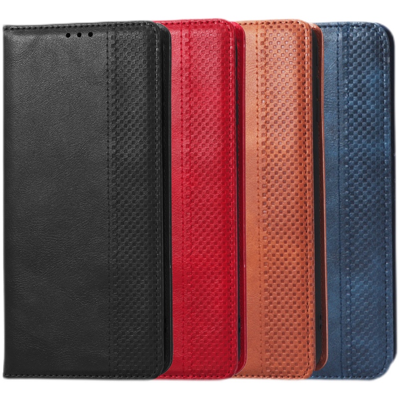 适用于MOTO G52J 5G II/G52J 5G磁扣复古纹皮套手机壳插卡保护套