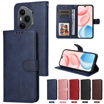 适用于华为荣耀400pro海外版经典小牛纹皮套手机壳荣耀400插卡防摔保护套翻盖式商务荣耀400lite/X70i男女