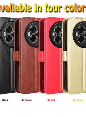 适用于TCL NxtPaper 60 Ultra 5G疯马纹皮套手机壳插卡防摔保护套翻盖式商务男女素皮外壳