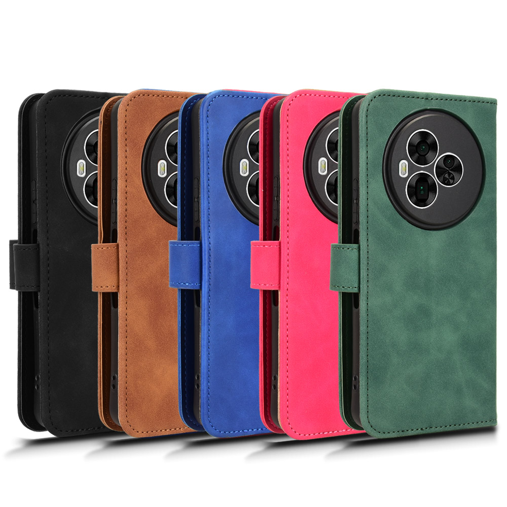 适用于TCL NxtPaper 60 Ultra 5G肤感小牛纹皮套手机壳插卡防摔保护套翻盖式男女素皮商务外壳