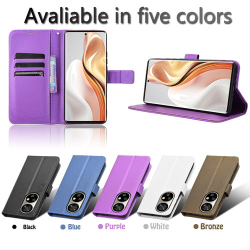 适用于欧乐风Ulefone Note17 Pro钻石纹皮套手机壳插卡防摔保护套翻盖式男女外壳商务