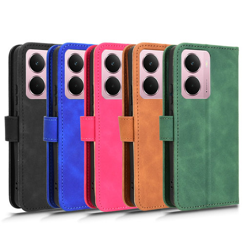 适用于OPPO RealmeP3 5G，Realme Neo7x 5G，Realme14 5G国内版肤感小牛纹皮套手机壳插卡防摔保护套翻盖式