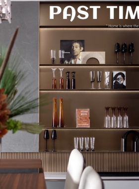 WU.物兮物 轻奢风酒柜酒杯酒具样板间售楼处酒吧酒窖软装饰品摆件