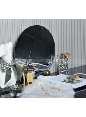 WU 物兮物 轻奢梳妆台饰品组绿色样板间样板房衣帽间展厅软装摆设