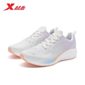 特步女鞋飞速5专业跑鞋夏季新款网面透气运动鞋976218110006