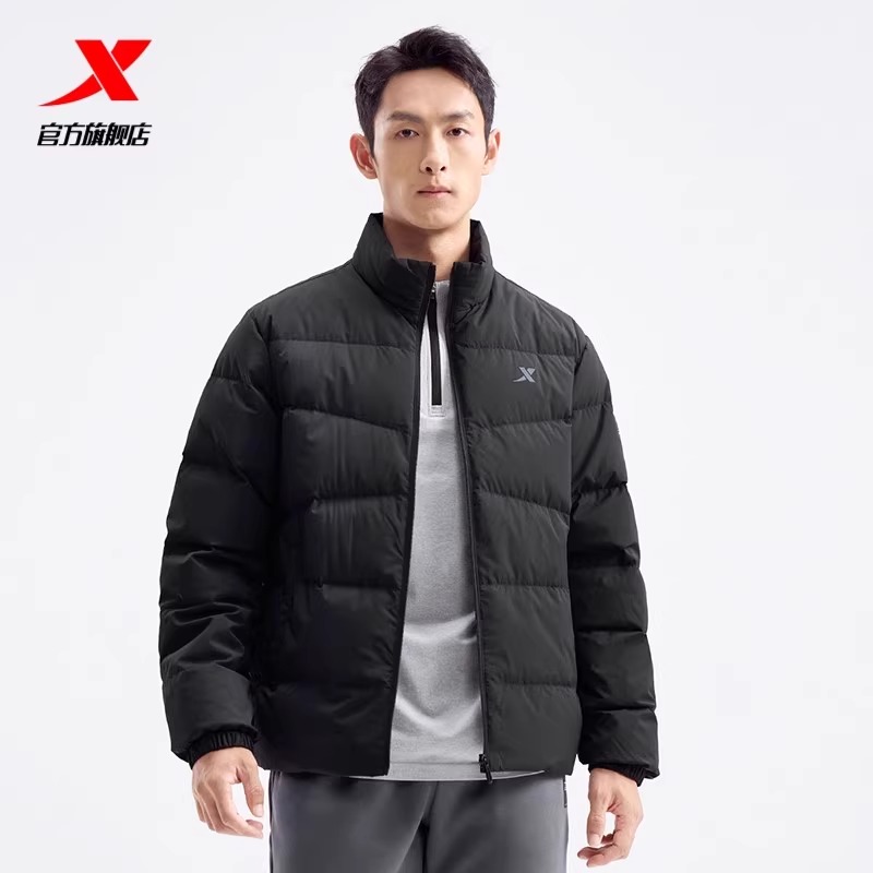 特步火烬薪传男士羽绒服