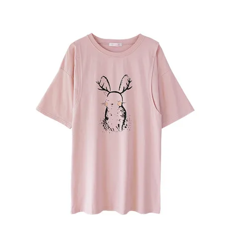 喂奶辣妈款衣服哺乳衣外出t恤夏季大码外穿时尚短袖孕妇女装夏装