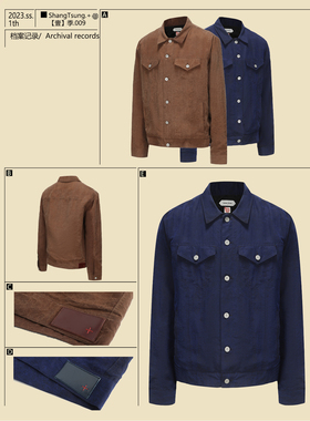 尚宗ShangTsung 23.ss.1th【壹】季.| 薯莨泥染 |  009香云纱夹克