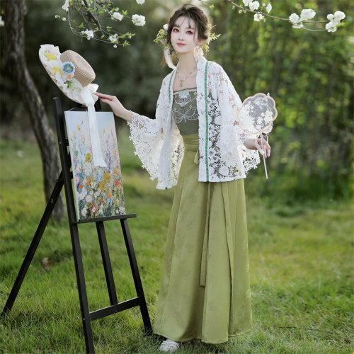 清芙宋制汉服女套装2026新款旋裙
