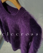 落日 100山羊绒 余温 长绒 安适体感 饱和度色系 O领合身毛衣