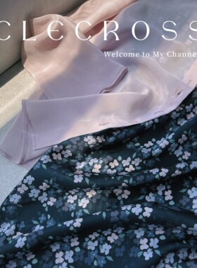【花间晚照】浪漫深邃繁花 斜裁真丝柔软触觉化作有形 吊带连衣裙