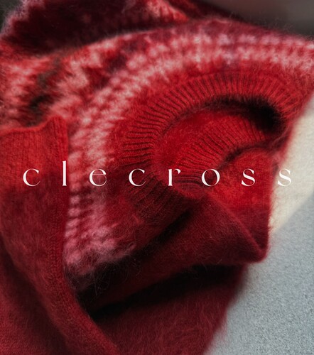 【红·期待与欣喜】D级珍贝 100山羊绒拉绒 费尔岛编织 套头毛衣