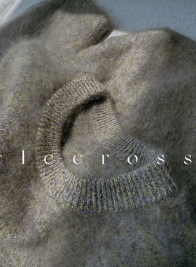 【冬阳蜜桃】柔软蓬松 100山羊绒 320g 宽松慵懒套头毛衣