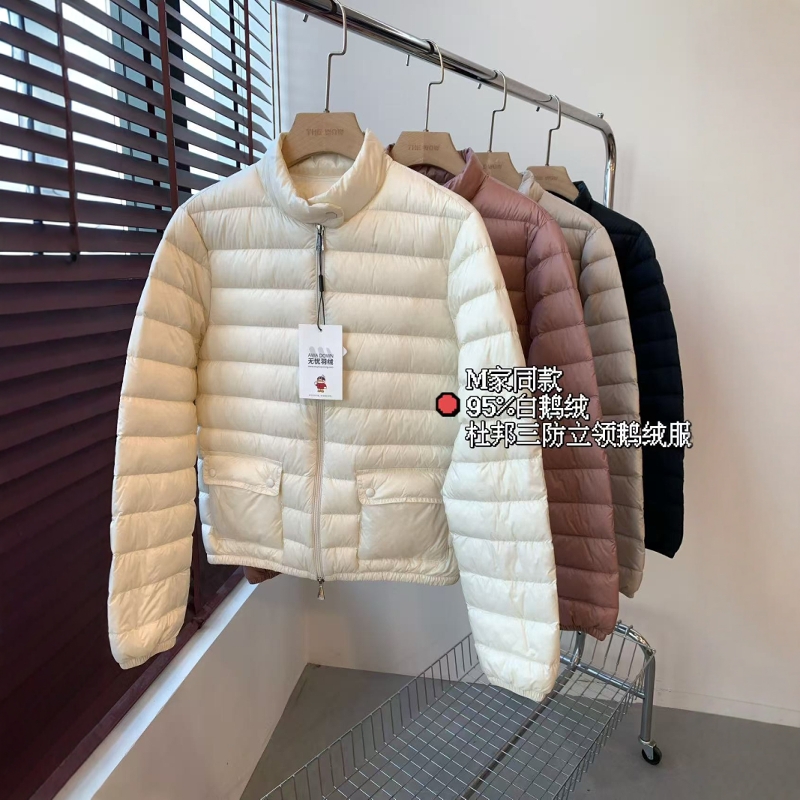 THEWOW M家同款 95%白鹅绒轻盈蓬松杜邦三防工艺立领正肩鹅绒服