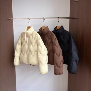 新国标90白鸭绒外套24新 防水防污泡芙羽绒服 江南家 柜上1795