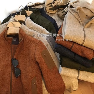 重磅++！这款绝了~~~鸟*户外外套！防风抓绒连帽厚卫衣立领男女款