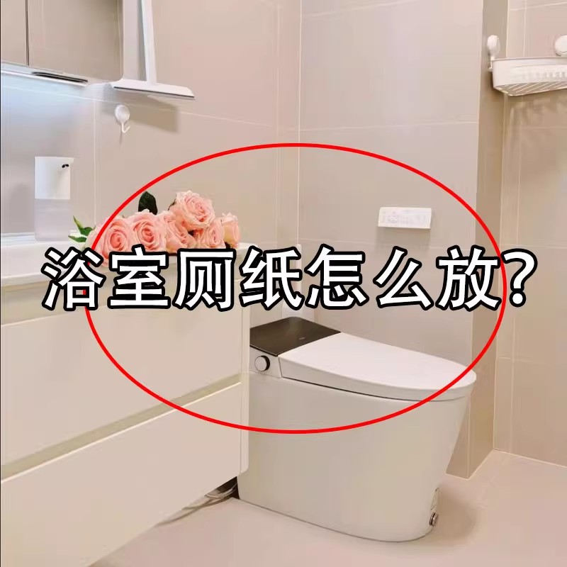 卫生间厕所纸巾盒免打孔卷纸架浴室抽纸盒手机置物架壁橱柜收纳筐