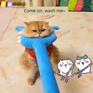 猫咪讨伐棒人宠互动玩具小毛绒叉猫神器耐抓耐咬不烂长杆抓猫叉棒