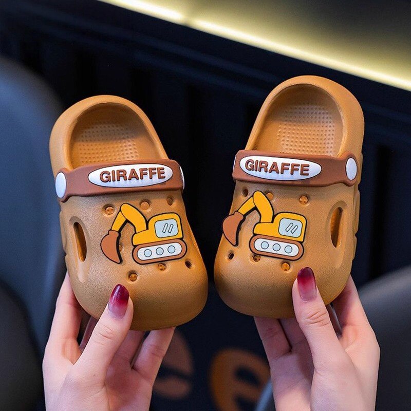 EVA儿童洞洞鞋男童拖鞋夏季男孩居家外穿防滑婴幼儿宝宝沙滩凉鞋