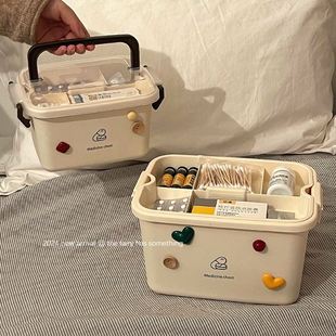 医药箱家用药物收纳盒大容量药品宿舍急救箱医疗箱 小药箱家庭装
