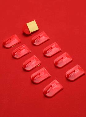 粘钩小号迷你婚庆用品婚房布置红色喜字挂钩结婚喜庆强力粘钩整理