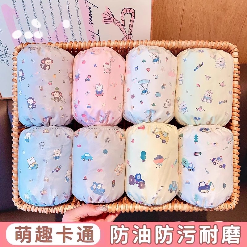 儿童袖套秋冬新款超软萌高颜值双层保暖袖套男童女孩水防脏套袖筒