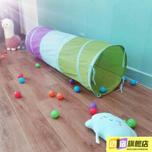 儿童彩虹隧道爬行宝宝钻洞毛毛虫玩具室内感觉统合训练婴儿早教爬
