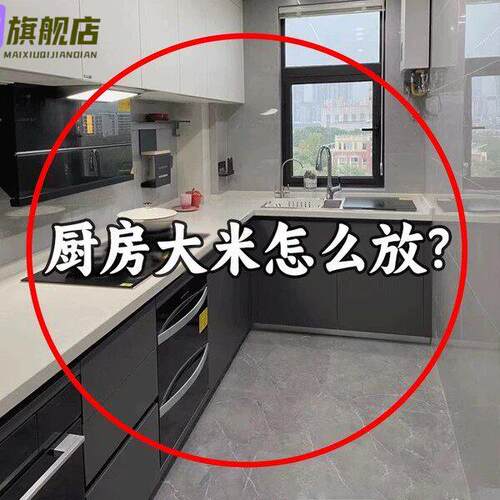 厨房储米桶家用防虫防潮密封大容量食品级米缸猫狗粮桶浴缸置物架