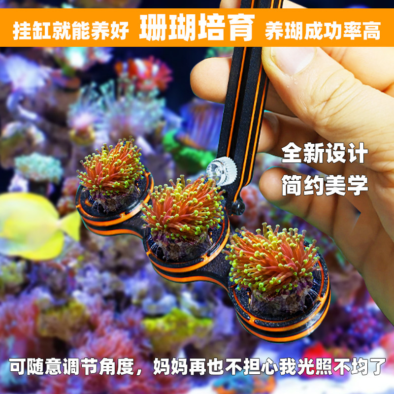 可折叠调角度珊瑚托盘支架