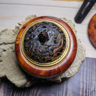 心经奔马五牛卧佛合金线香盒盘香炉卧式竖式香盒家用室内香插底座