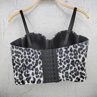 Leopard top elastic wear chest steel wrap for short