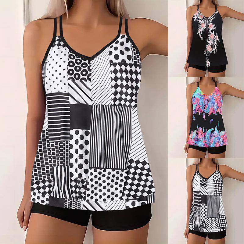 women for swimsuit boxer two-piece size Large