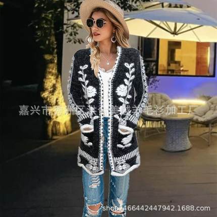 s winter pajamas christmas round girls pullover sweater