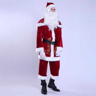 and Christmas costume costume men Santa thickened for