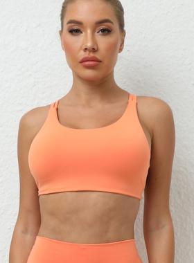 women fitness bra Fitness beautiful sports quick back cross