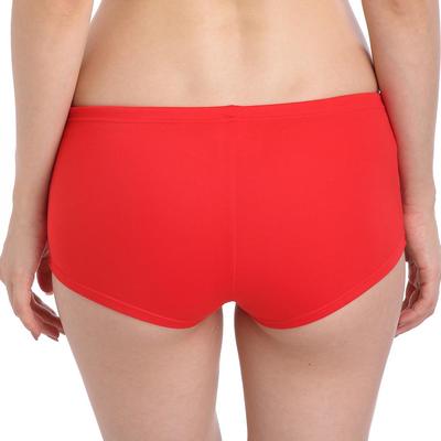 Bright Red Bikini Briefs Nylon Lined Adjustable Size Swim