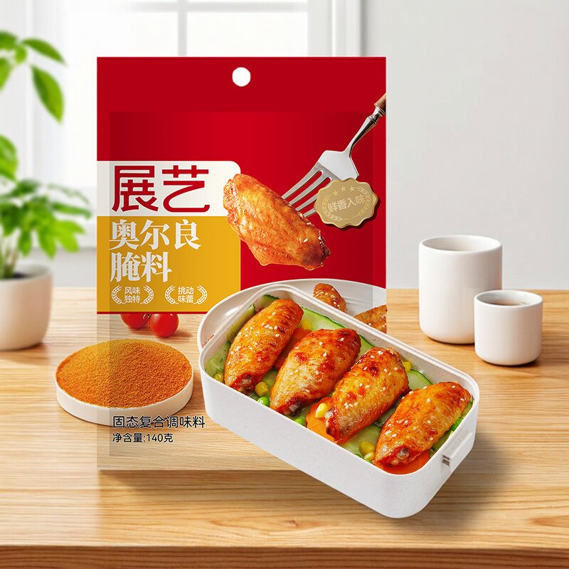 展艺新奥尔良腌料140g 家用烧烤材料蜜汁烤肉烤鸡翅调料