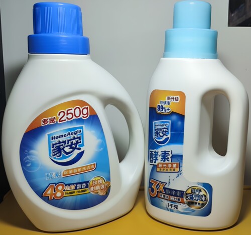 家安酵素除菌香氛洗衣液1000g/瓶48小时留香玫瑰柑橘香香味持久