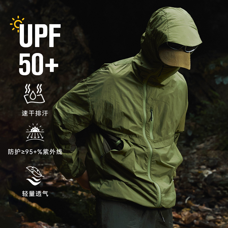 ENshadower隐蔽者斜拉链防晒服