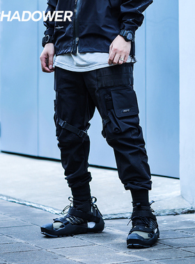 ENSHADOWER隐蔽者二代飘带伞兵裤束脚裤男潮工装裤户外休闲裤秋新