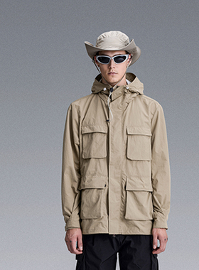ENshadower隐蔽者列阵四袋连帽夹克男工装外套gorpcore连帽夹克新