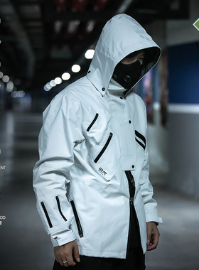 ENSHADOWER隐蔽者压胶防水冲锋衣gorpcore男Teflon三防滑雪服外套