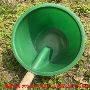 粪水瓢熟胶牛津浇灌瓢带木柄水漂牛津塑料粪瓢粪勺长勺水瓢农用